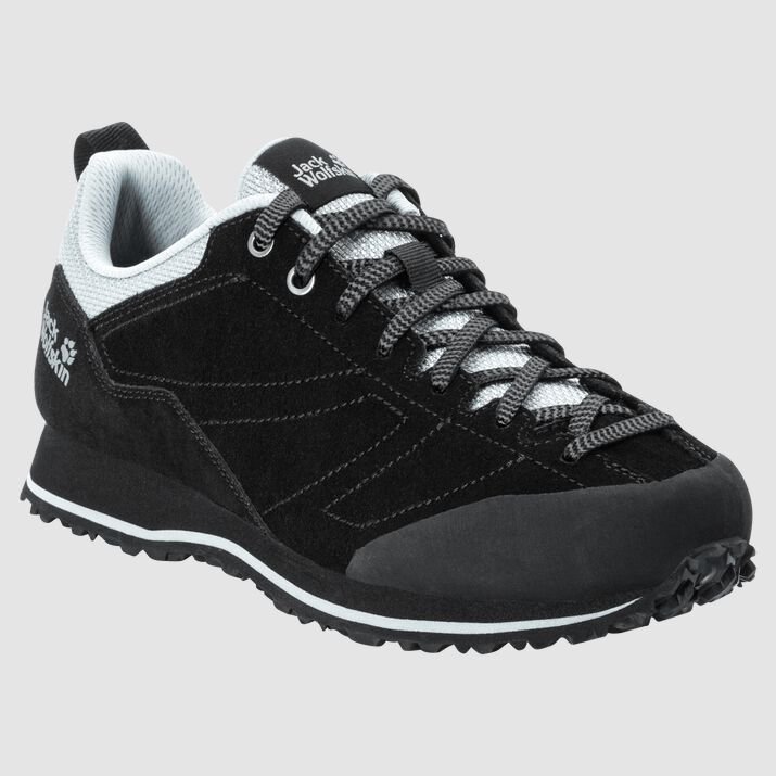 Zapatillas Senderismo Jack Wolfskin Scrambler 2 Low Mujer Negros/Grises Claro Mexico-3751846